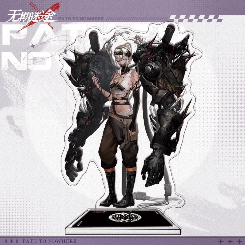 Fans Gift Charm Game Anime Path to Nowhere HD Figures Zoya Hamel Demolia Acrylic Stand Series Desk Decor Collection About 15cm