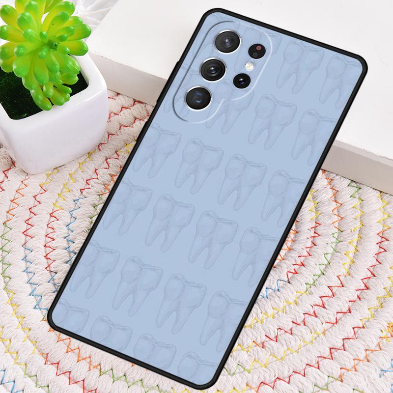 Dentist Tooth Pattern Phone Case for Samsung Galaxy note 10 pro S26 Ultra S23 S24 FE S25 S21 S22 PLUS shockproof Cove