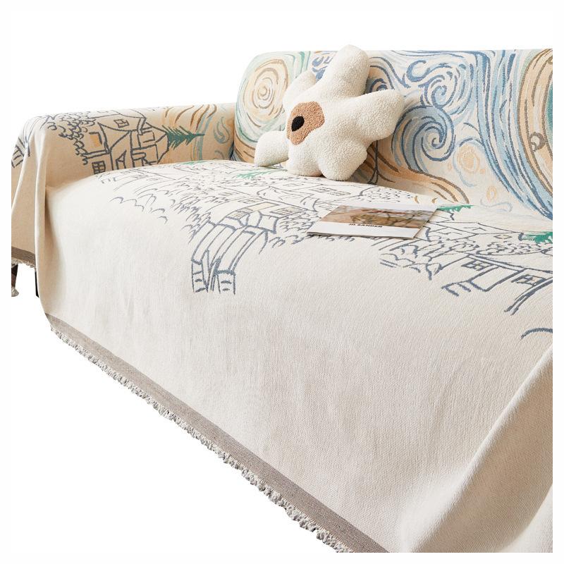 Chenille Sofa Towel Four Seasons Universal All-Inclusive Sofa Cover Dust Cover Living Room One-Piece Sofa Cover Cloth Blanket