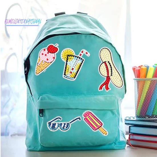 1 Set DIY-Strass-Malaufkleber, unterhaltsames pädagogisches Handwerk, multifunktionale Malaufkleber für Kinder und Erwachsene