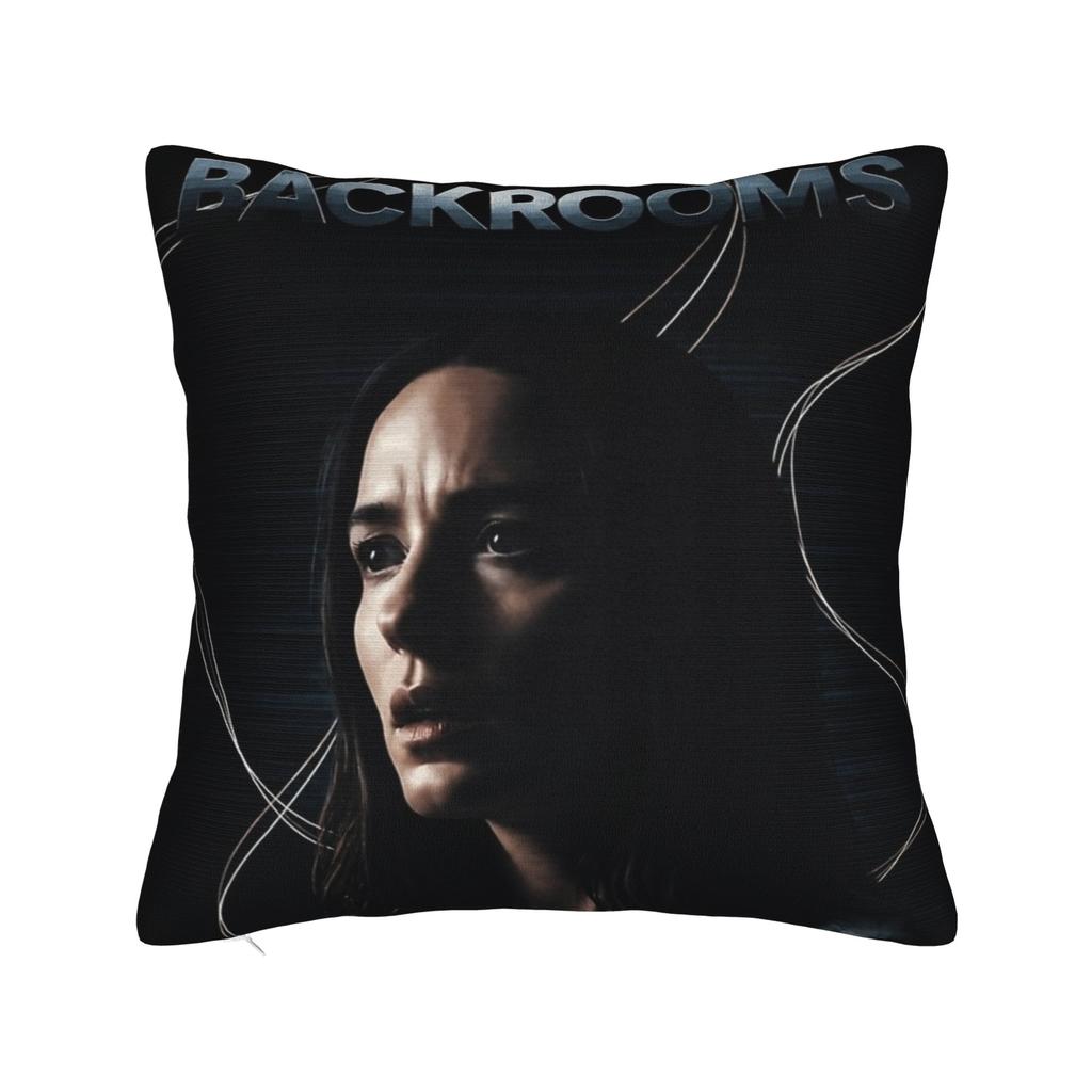 Decorative Pillowcase Backrooms Horror Movie 2026 Merch Sofa  Pillow Case Cover Square Multi-Size