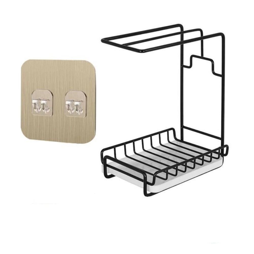 Multi-functional Kitchen Dishcloth Storage Rack Dish Drying Rack  Sink Organization