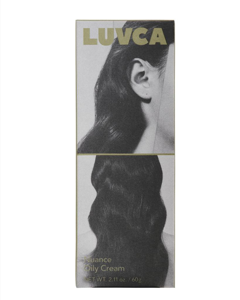 LUVCA Nuance Oily Cream 60g Hair Cream/Hair Wax for Layering and Smoothing Hair with Skincare-Derived Moisturizing Ingredients