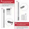 23/17PCS Professional Spray Gun Cleaning Brush Spray Gun Cleaning Kit Cleaning Tools Paint Brush Cleaning Needle