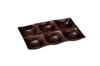 Wakaizumi Lacquerware Buffet Dishwasher TA Rosewood Lacquer Plate, Safe, Six-Hole Plate, (Black Backing), M-17-52