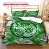 Motif Écusson du Celtic FC Literie Décoration de Maison Cadeau d'Anniversaire (1 housse de couette + 2 taies d'oreiller, sans garniture.)