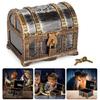 Child Safe ABS Pretend Treasure Box for Educational Role Playing and Daily Storage Tool