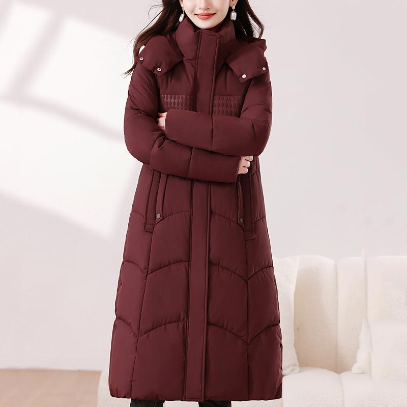 Fashion Winter Jackets Woman Long Parkas Hooded Plus Size Thick Warm Women's Coats