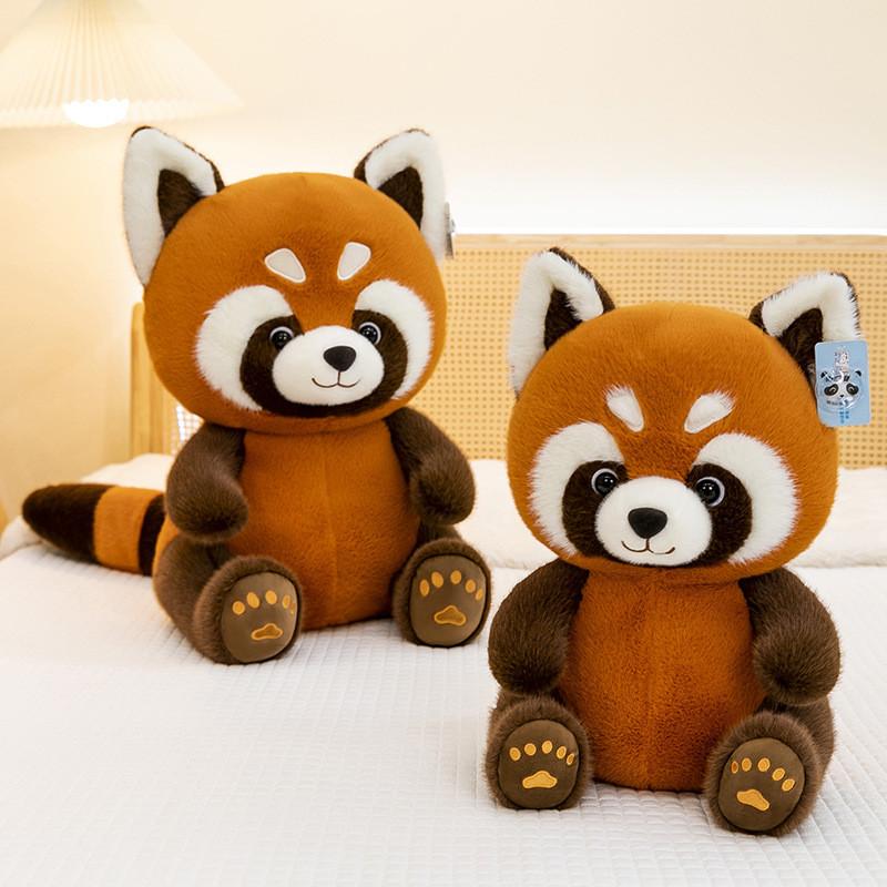 Raccoon Simulation Animal Cartoon Plush Doll Kids Birthday Gift Decoration Home