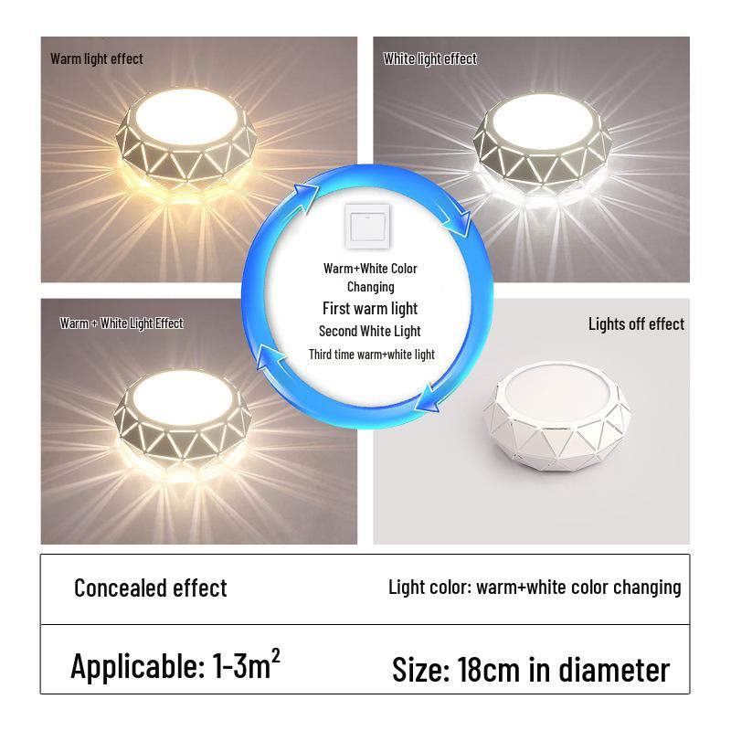 Modern Embedded Corridor Downlight - Creative Spotlight for Foyer & Hallway Ceilings