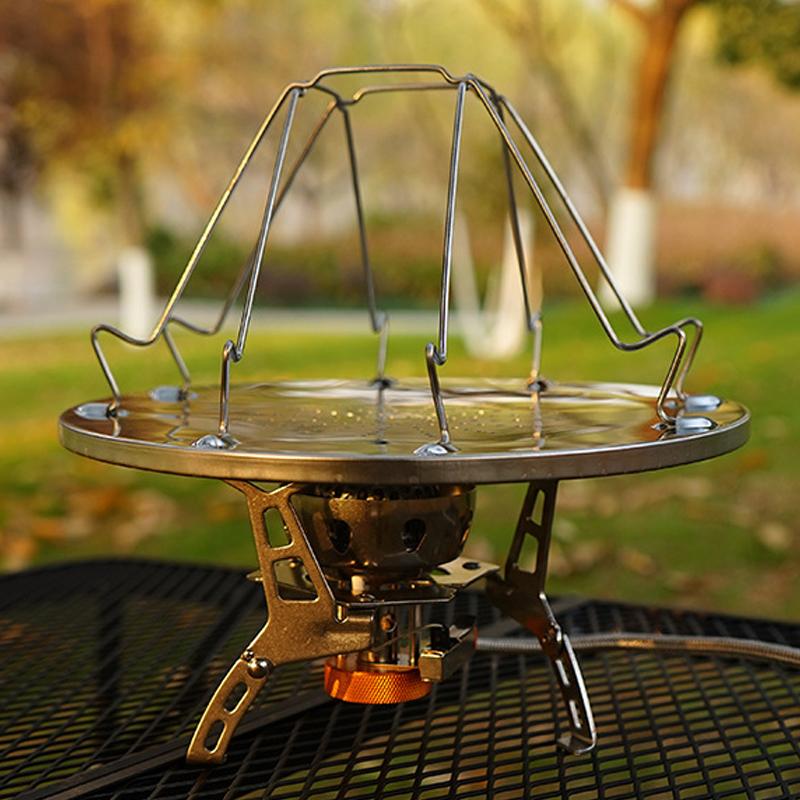 Einfacher Tragbarer Edelstahl Toastständer Outdoor Camping Toaster Faltbarer Tragbarer Grill Mehrzweck Kocher Grill Hohe Qualität