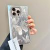 Metal Butterfly Printed Color Plants Phone Case For Apple iphone 15 16 14 13 Pro Max 16e 7 16plus Silicone Couple Back TPU Cover