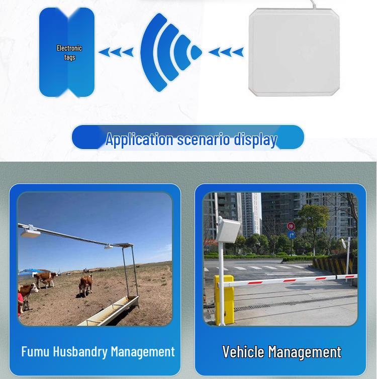UHF RFID Reader/Writer with WiFi, 4-Channel Multi-Tag Passive RF Reader