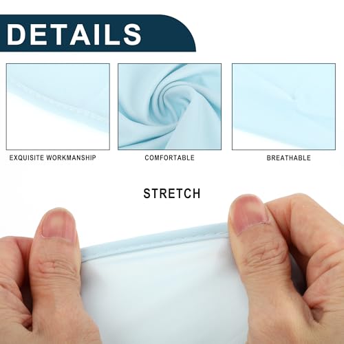 [TUCKBOLD] Face Mask Neck Cover for Summer Cool Face Cover Neck Guard Over-the-Ear Adjustable UV Protection Sun Protection Breathable Sweat Absor