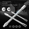 Flexible Socket Extension, 3 Piece Set   Elastic Connecting Rod Extension Bar with Elastic Tube Sve 1/4-3/8-1/2 for Computer Cases, Electrical