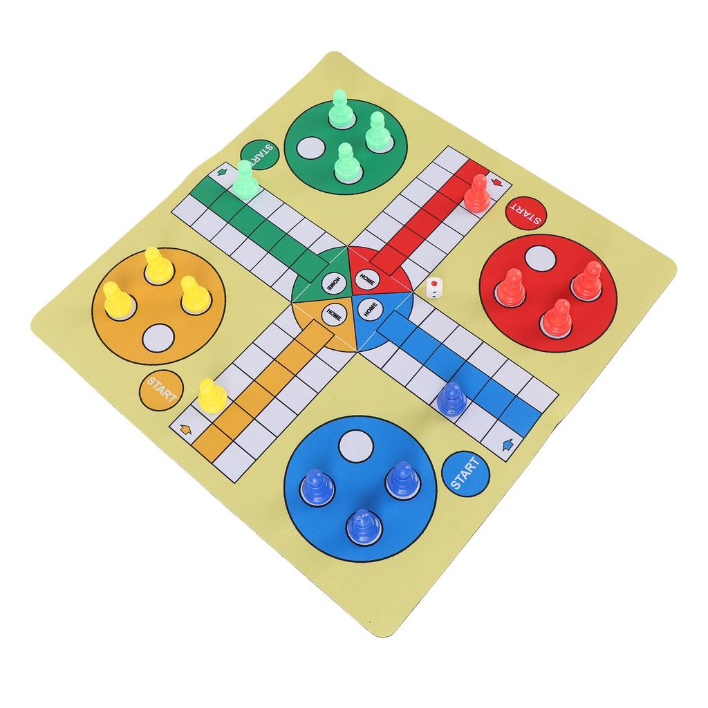 Foldable Flying Chess Board Game 35cm Portable Increase Friendship Classic Strategy Game Set for