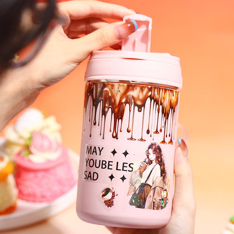 200cm/ Roll PET Washi Tapes Jam Chocolate Sauce Dripping Pattern Hand Scene Creative DIY Cup Photo Frame Photo Decoration Tape