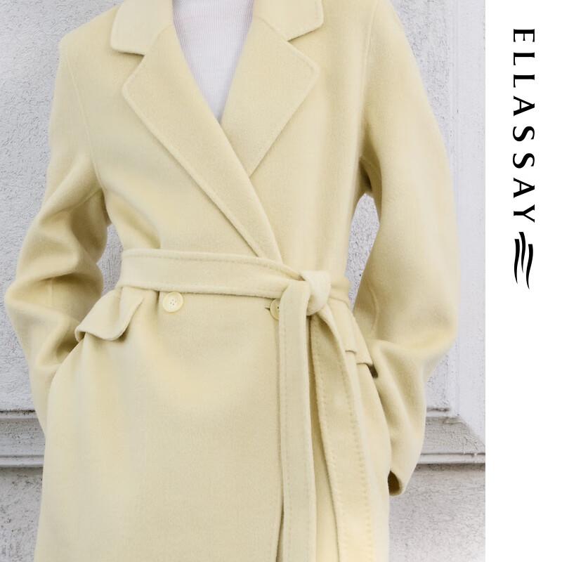 ELLASSAY 2025 Autumn/Winter Women's Wool Blend Long Coat