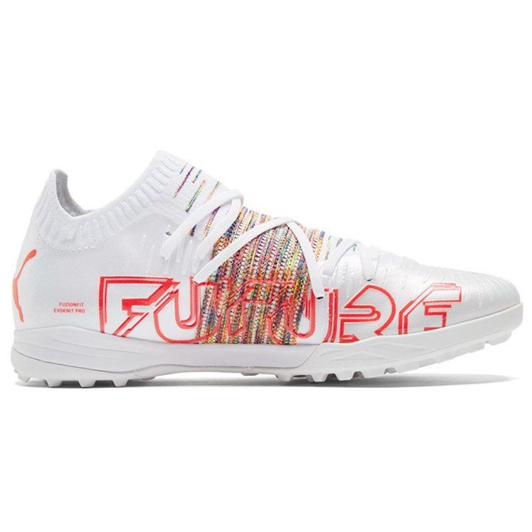 Puma Future Z 1.1 Pro Cage Round Head Logo AG (Rubber Short Studs) Artificial Turf Composite Material Soccer Shoes Men Soccer Shoes White 106381-03