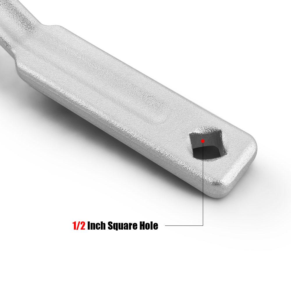 Wrench Extender Tool Bar 340MM Wrench Extension With 1/2 Inch Hole for Open End Wrench Extender 1/2 Torque Wrench for Mechanics
