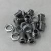 10 Pieces Air Vent for Drums Drum Strainer 1/2" Parts Tom Snare Gear Hardware Part