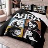 ABBA 3Pcs Bedding Set Duvet Cover With Two Pillowcases For Bedroom Home Decoration