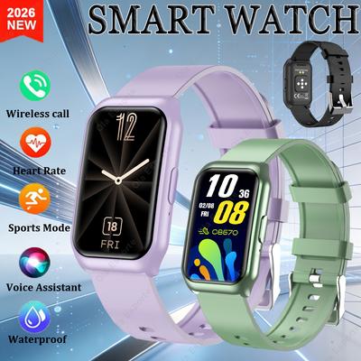 Bluetooth Calling Smart Watch Men Women Health Monitoring Heart Rate Sleep Monitor IP68 Waterproof Multi-sport Modes Smartwatch