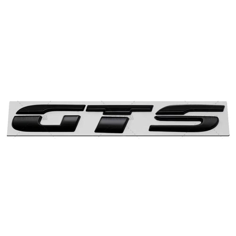 XXEV1 3D Metal GTS Logo Letter Car Rear Trunk Tail Door Side Sticker for Volkswagen VW Polo BORA Caddy Golf Jetta Touran Passat T-Roc