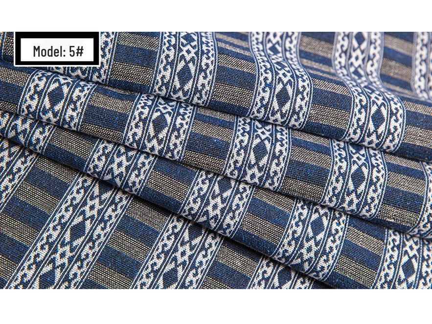 Yunnan Lijiang Ethnic-Style Cotton Linen Tablecloth – Retro Bohemian Decor.