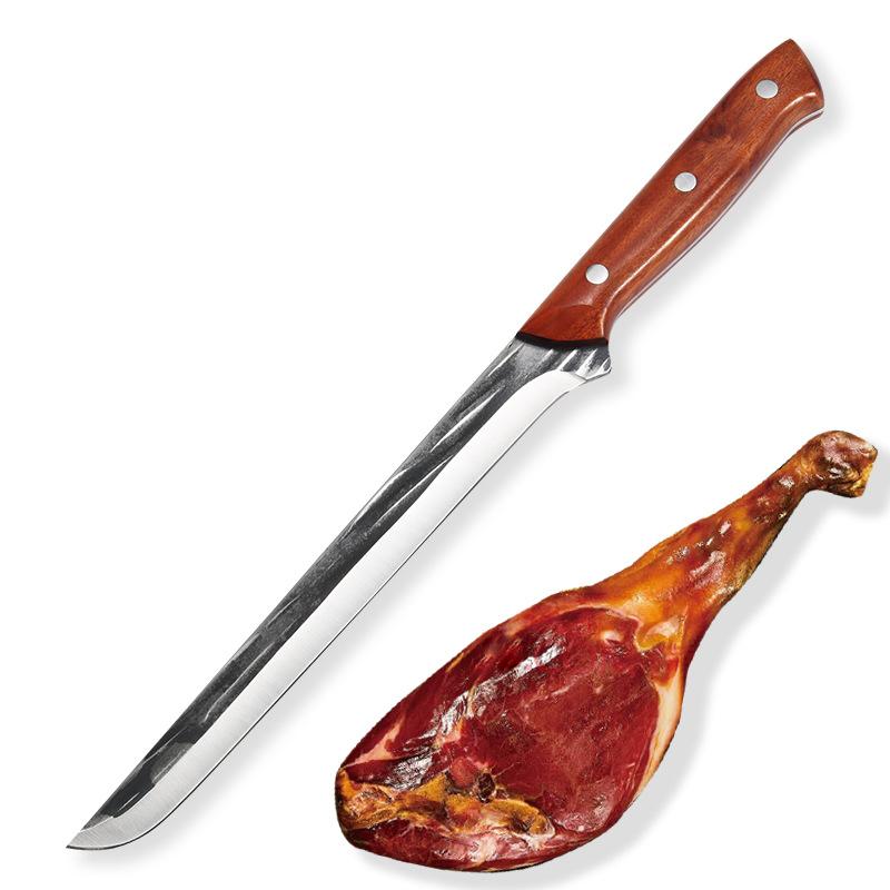 Cuțit de bucătărie din oțel inoxidabil pentru șuncă, carne, pește, cuțit pentru sushi, pentru tăierea legumelor, pepene verde, instrument pentru cuțite