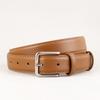 Genuine Leather Waist Belt For Women With Silver Buckle For Casual And Office Style