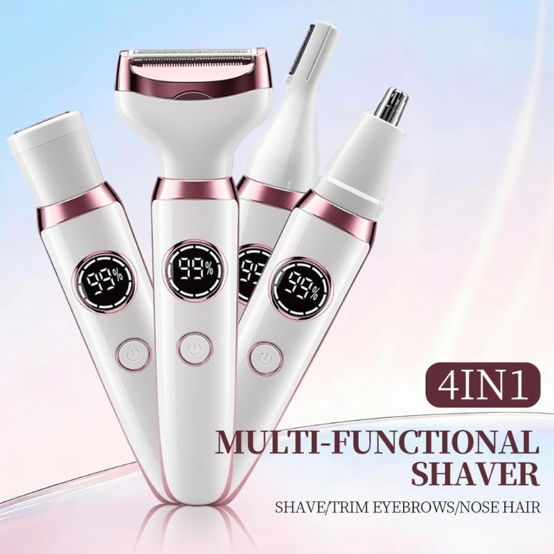 Rechargeable Body Hair Shaver Multifunctional Electric Hair Removal Device Arm Leg Face Shaving Tool For Smooth Shaving