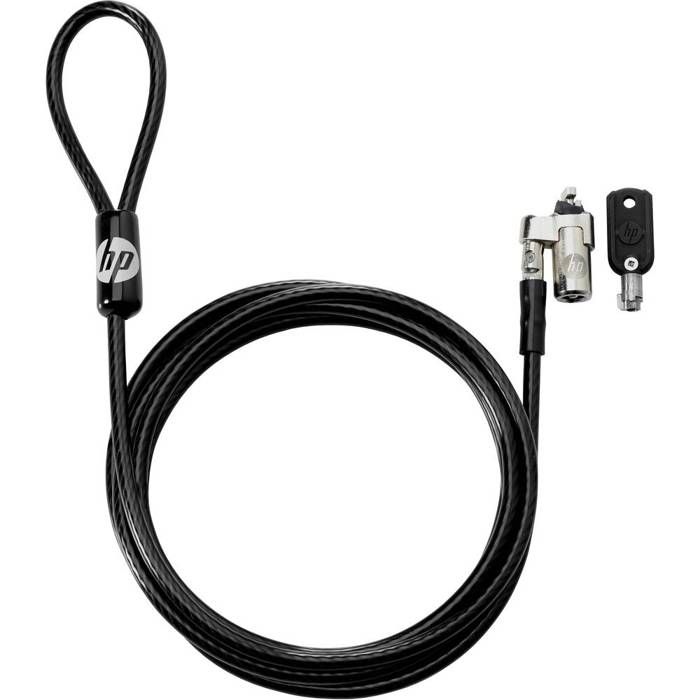 Câble De Verrouillage - HP - 1,83 M - Vinyle - Acier Galvanisé - Sécurité Ordinateur