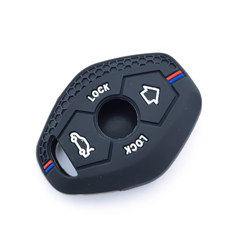 Luxus-Silikon-Fernbedienungs-Autoschlüssel-Abdeckung Halter Hülle Schale Für Bmw E46 E39 E53 X5 X3 E83 X3 Serie 7 5 3 330I Fob Zubehör