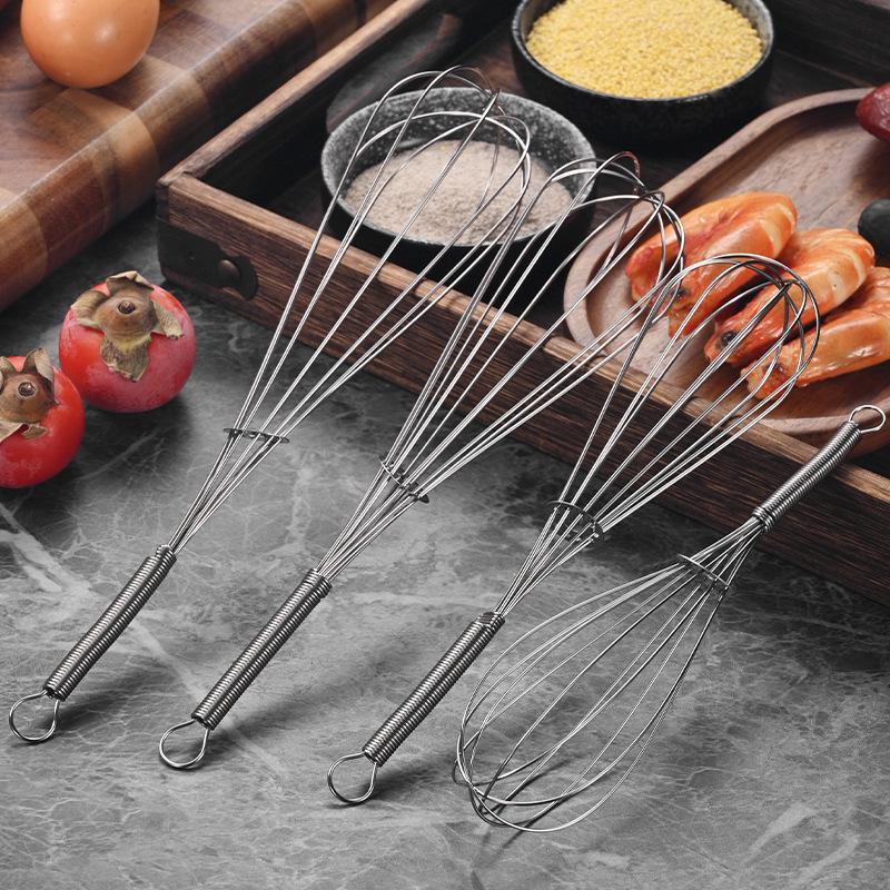 Stainless Steel Mini Spring Whisk for Baking & Beating Eggs