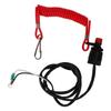 Außenbordmotor Stoppschalter ABS Wasserdicht Flexibles Clip-Design Bootssicherheitsschalter 95cm