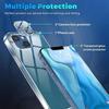 Coque Silicone TPU Pour iPhone 13 mini (5,4") + 2 Verres Trempés Ecran et 2 Protections Caméra Arrière