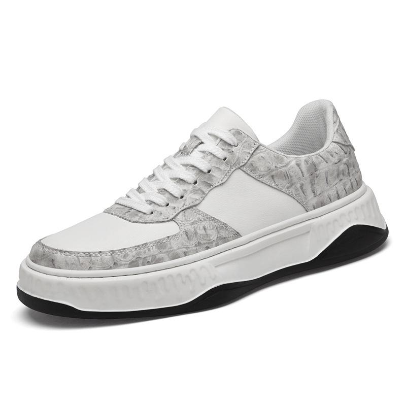 

Платформенные парные кеды из первого слоя коровьей кожи, трендовые повседневные кеды, мужские из натуральной кожи, черно-белые, белые кеды, для мальчиков, универсальные 46