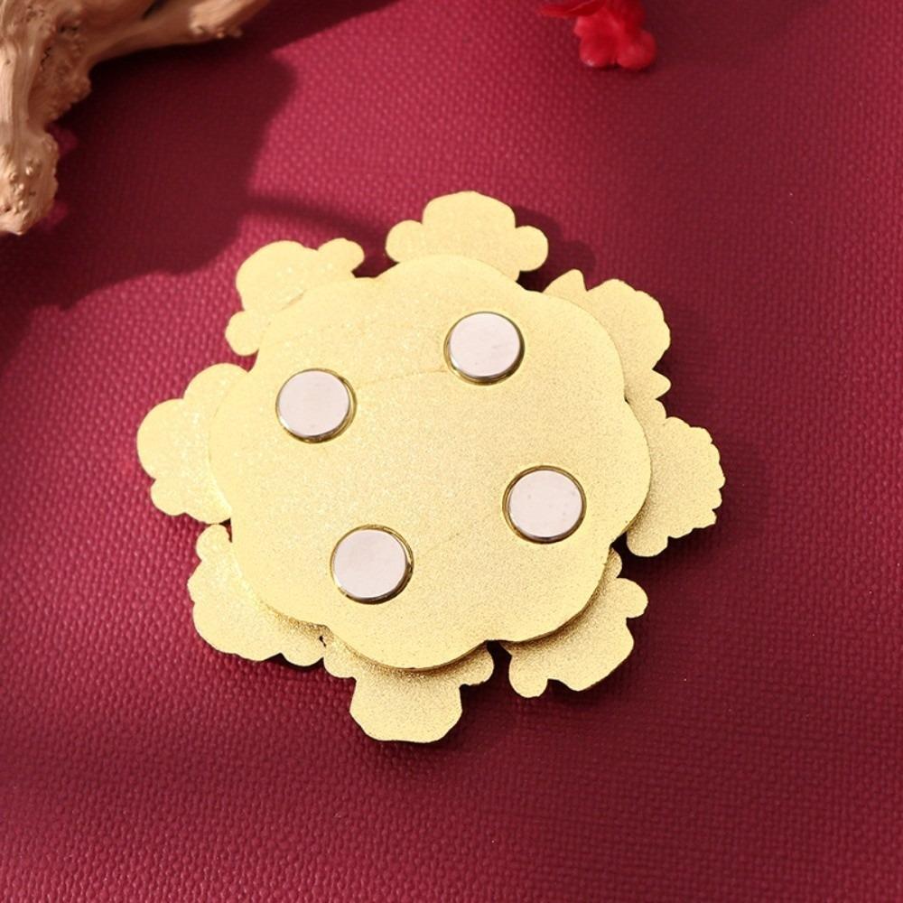 Cartoon New Year Magnetic Sticker God of Wealth Chinese Refrigerator Sticker  Celebration Party