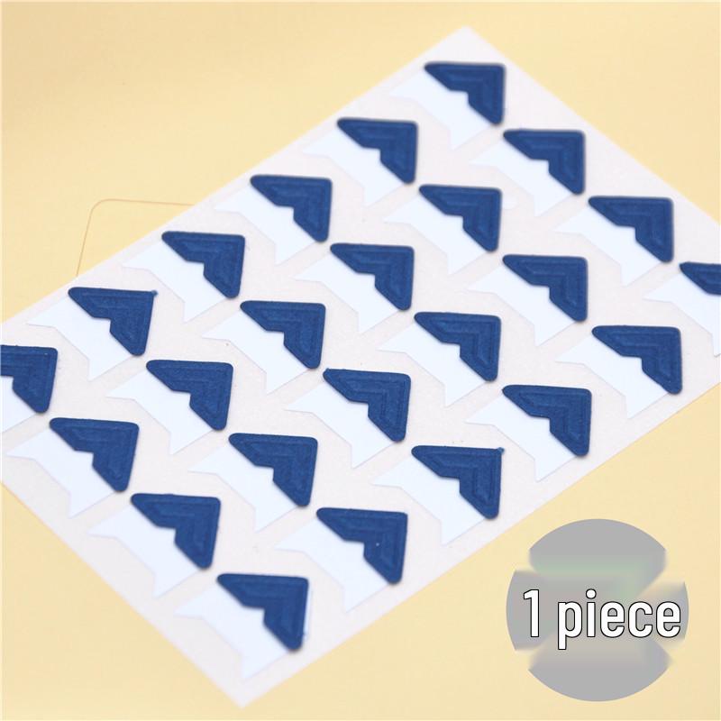Korean Retro Kraft Paper Photo Corner Stickers, DIY Colorful Album Accessories for Baby Albums