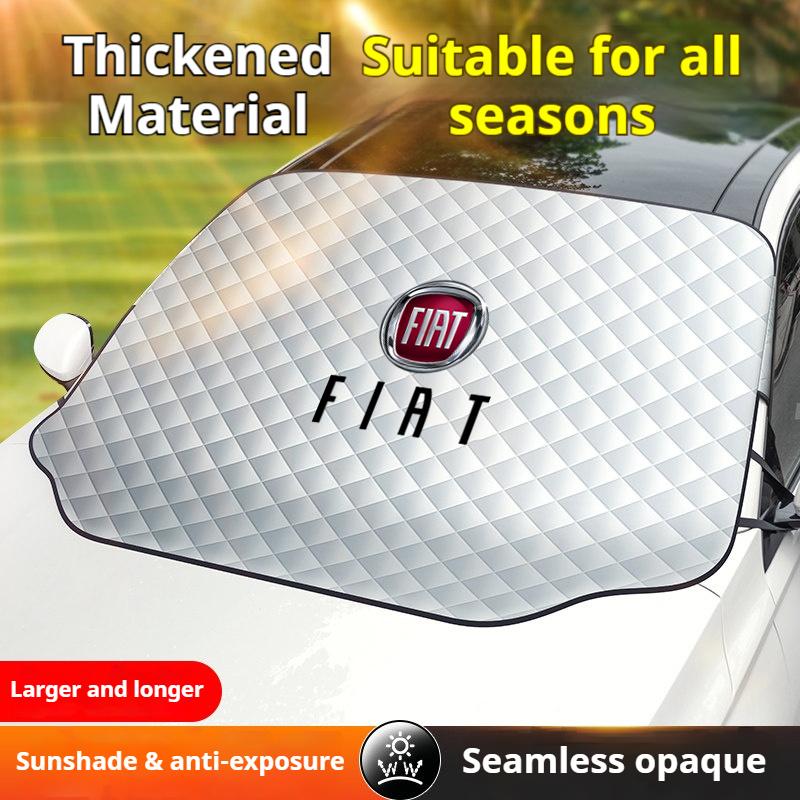 Housse d'hiver pour voiture Protection Neige Soleil pour Fiat 500 Abarth Panda 500e Tipo Cronos Argo Ducato Panda 500L Accessoires Outils de Voiture