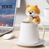 Mini Food Fan Clip-on Cooling for Cup & Bowl, Rechargeable Dog Fan, Clip-On Edge Hanging Cooler Hot Drinks Coffee Tea