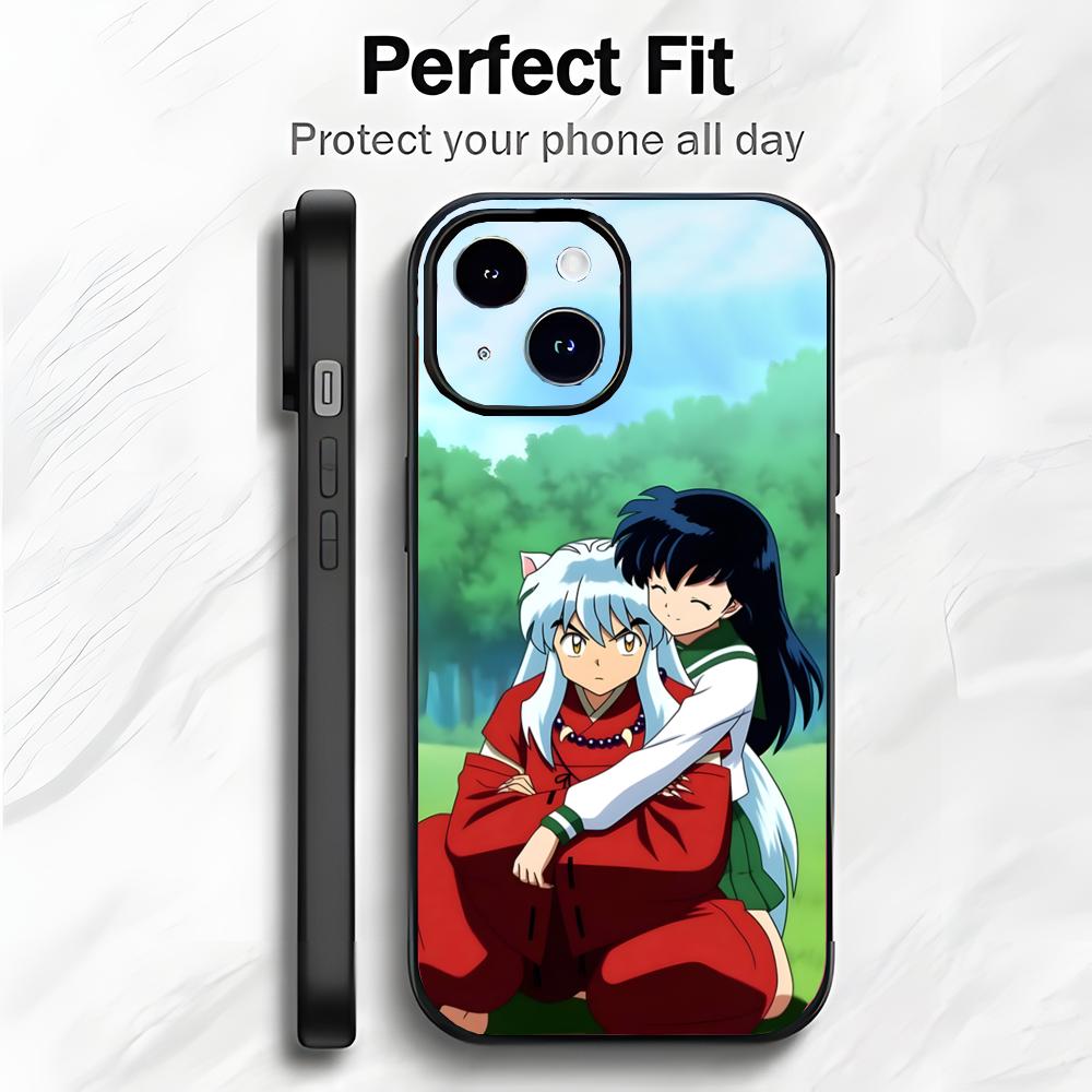 Classic Fantasy Japanese Anime I-Inuyasha Phone Case Phone Case Soft Packaging Lightweight For iPhone17 16 15 14 13ProMax