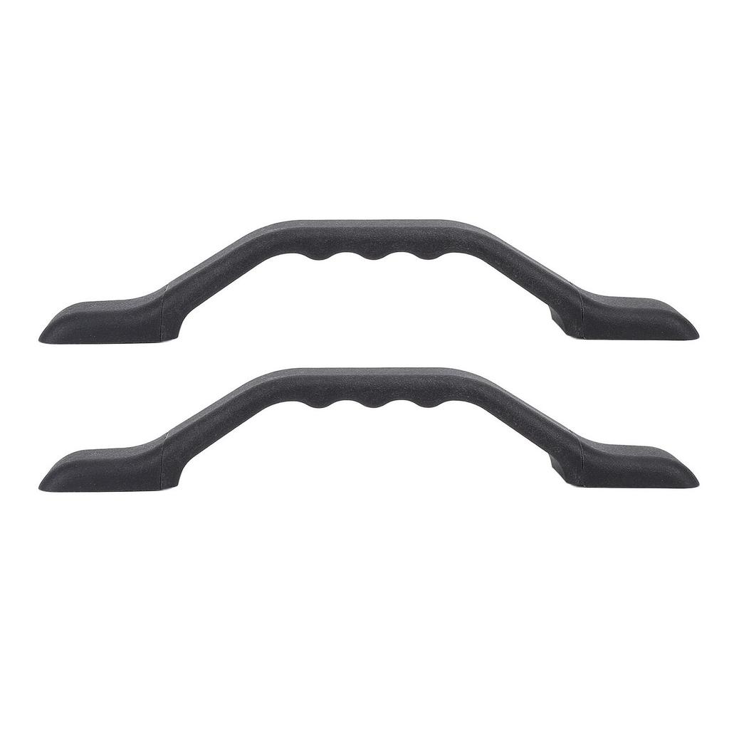 2pcs RV Door Grab Handle Nylon RV Entry Door Assist Handle for RV Step Travel Trailer Toilet 232mm Black