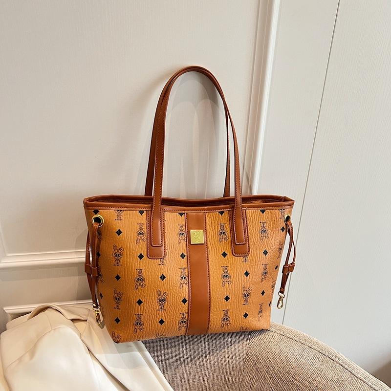 

Модная сумка-шоппер большой вместимости, женская новая мультяшная сумка через плечо, большая сумка-тоут