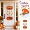 Thanksgiving Door Hanging Party Decoration for Fall Theme