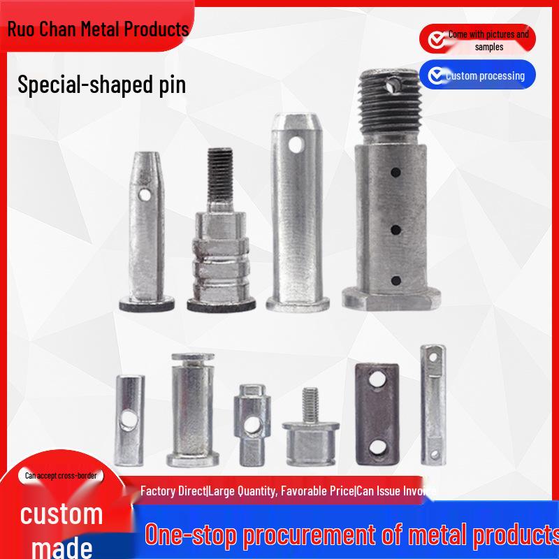 

Special Shape Pin Shaft: Cylindrical, Knurled, Threaded, and Whistle Positioning