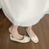 New Ballet Single Shoes with A Shallow Opening and Flat Top