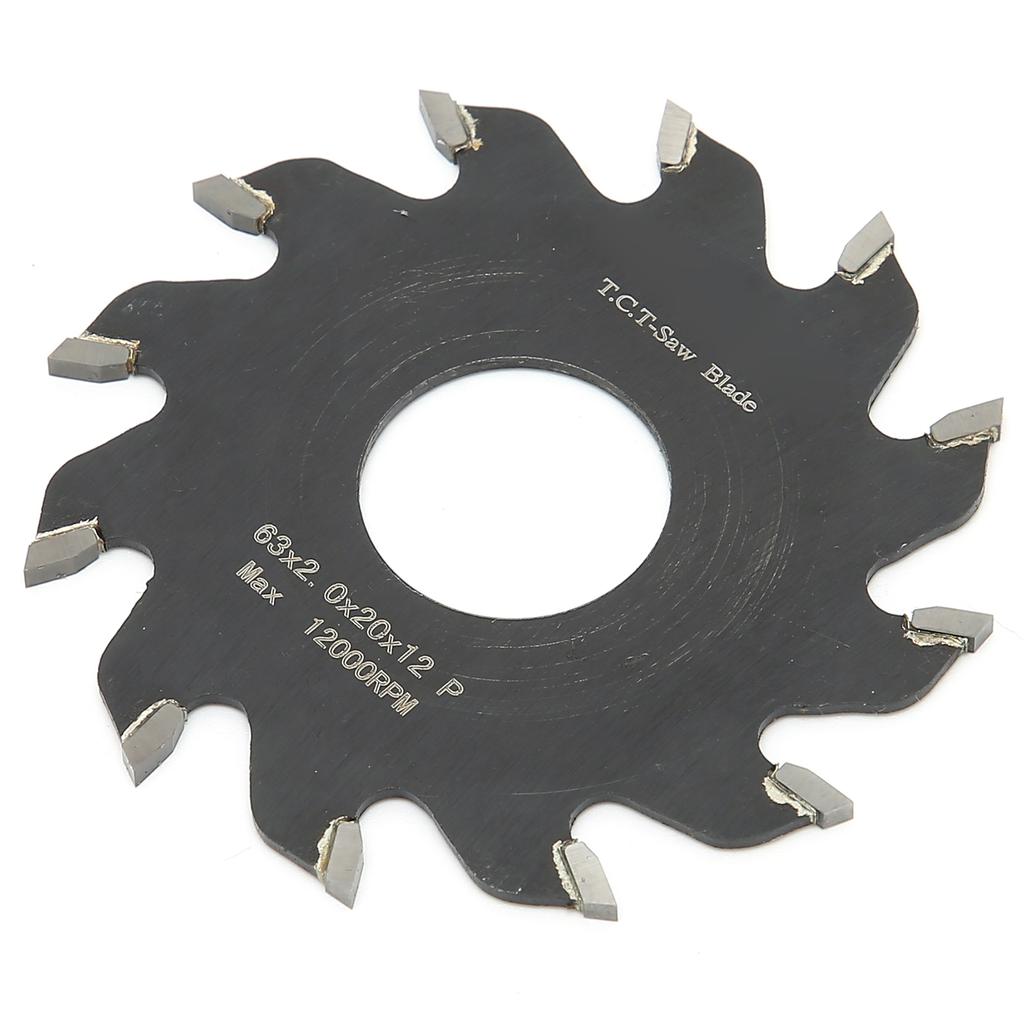 Circular Saw Blade 63x2x20 Carbide Woodworking Saw Disc for Table Saw Machine Trimming Machine