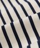 EXCONTAINER Loose Fit Striped Long Sleeve (Ivory/Navy)